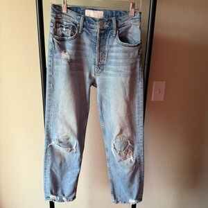 MOTHER superior the tomcat the confession Light Blue Denim Jeans